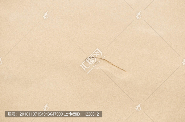 沙灘上的腳印