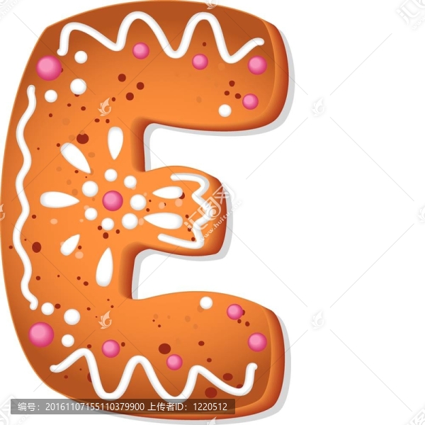 餅干字母E