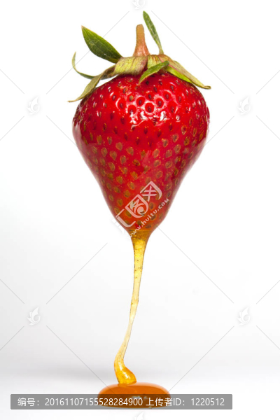 Strawberry和太妃糖醬