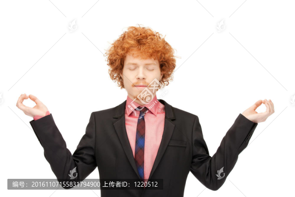 人在冥想