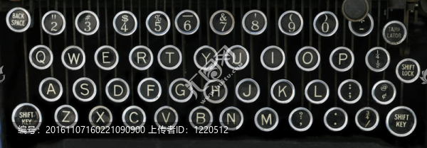 舊打字機(jī)鍵盤
