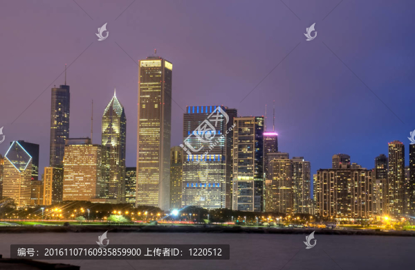 HDR芝加哥夜晚