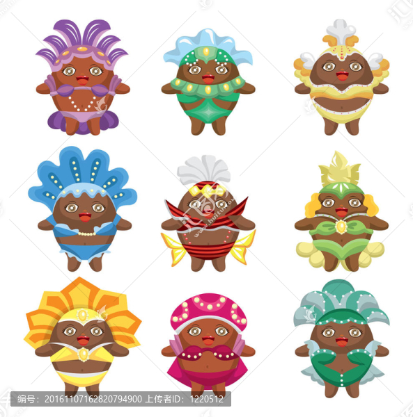 狂歡節(jié)服裝人