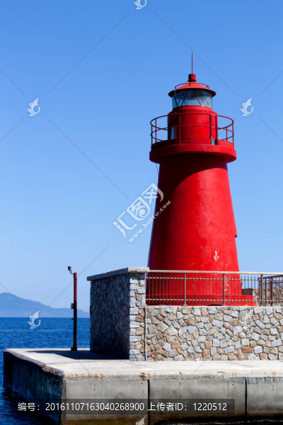 紅燈籠吉利奧島；意大利；