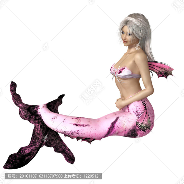 粉色美人魚