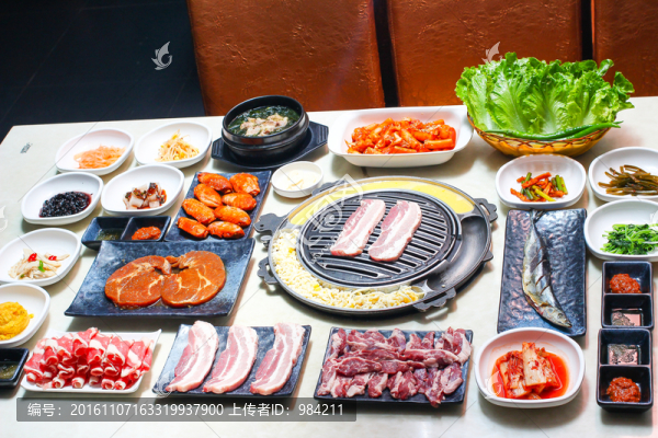 韓國烤肉套餐,韓國烤肉合照