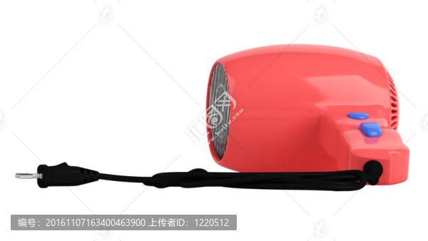 紅色的吹風(fēng)機(jī)