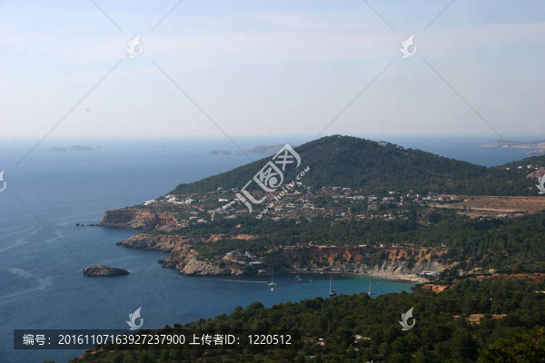 全景；伊比薩島