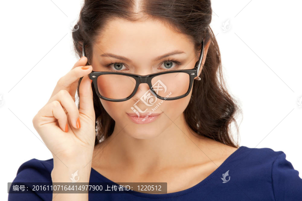 平靜而友好的女人