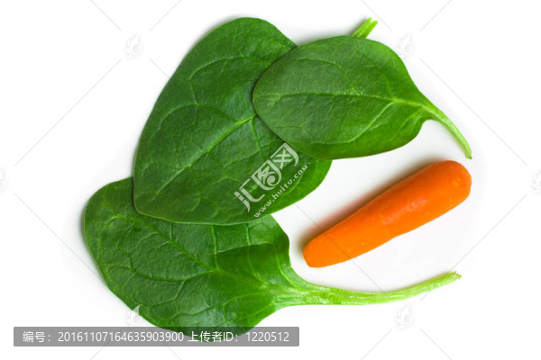 胡蘿卜和菠菜