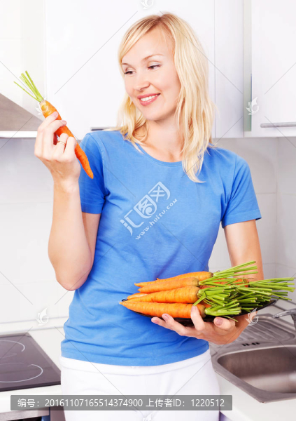 女人與胡蘿卜
