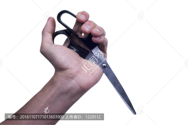 剪刀插入位置