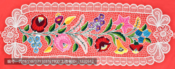 匈牙利繡花桌布