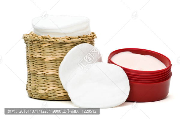 棉花清潔霜和保濕霜