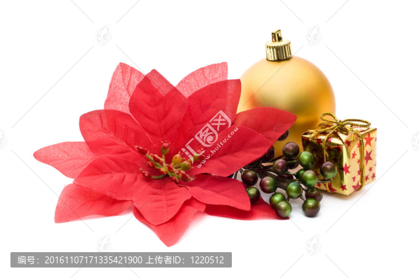 假一品紅圣誕節(jié)裝飾品