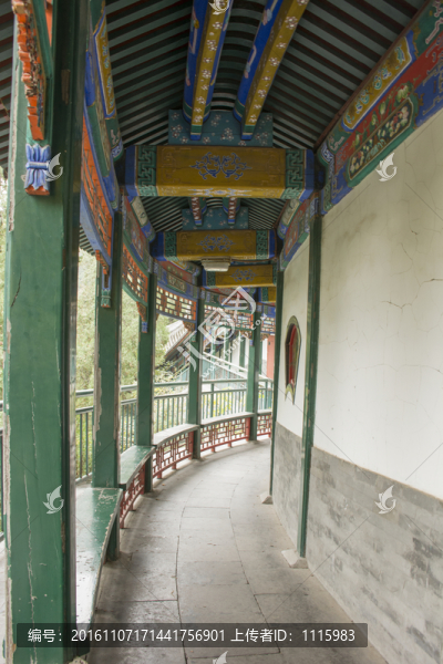 北京香山廊道