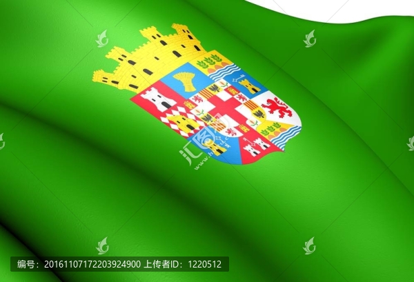 阿爾梅里亞省旗；西班牙。