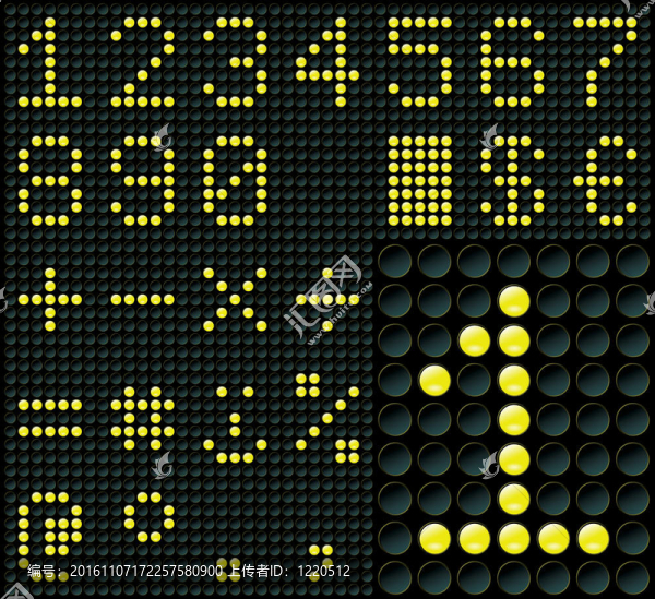 數(shù)字和符號