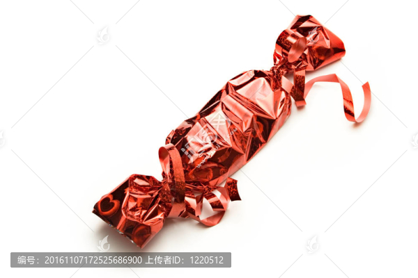 大紅色的糖果