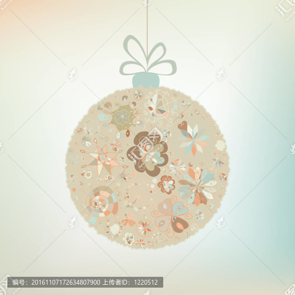 從snowflakes.eps,8圣誕球