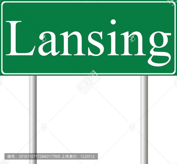 藍(lán)綠色的路標(biāo)