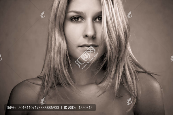 美麗的女孩畫像