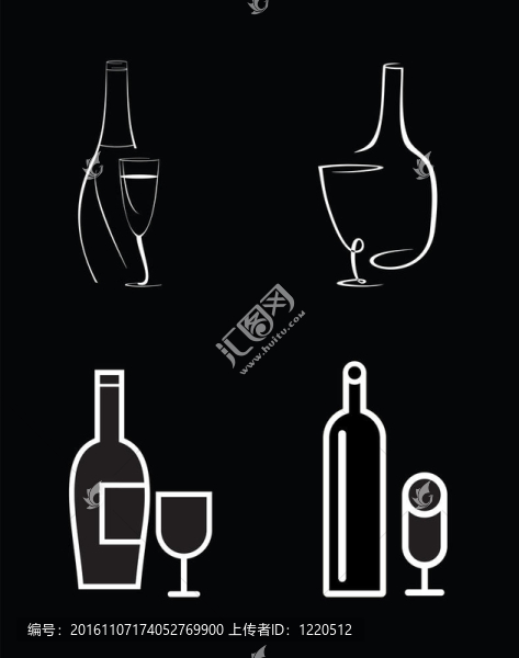 一瓶葡萄酒和葡萄酒杯-匯圖網(wǎng) www.fosd68.com 一瓶葡萄酒和葡萄酒杯