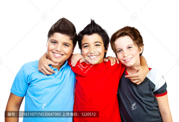 快樂的男孩青少年；最好的朋友的樂趣
