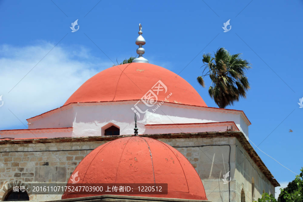 在Kos市清真寺?？扑箥u；多德卡尼斯。