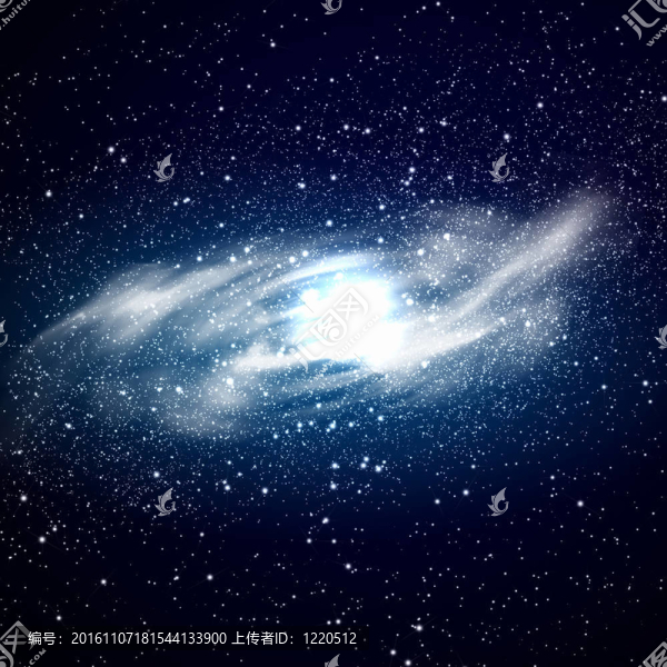 太空中的恒星星系