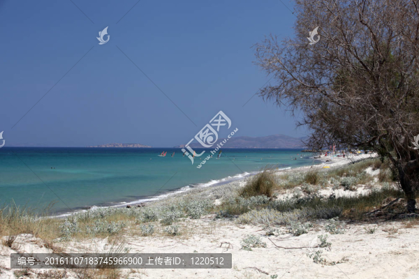 mastichari海灘在科斯島；多德卡尼斯