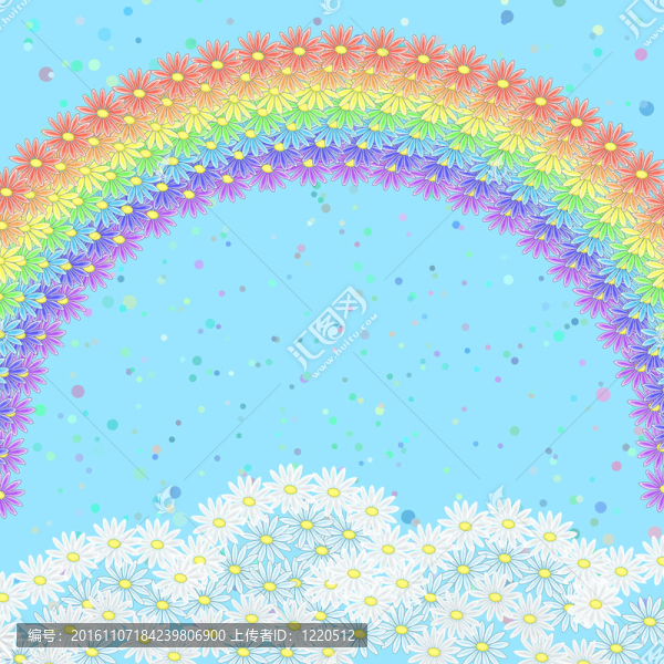 天空中的花