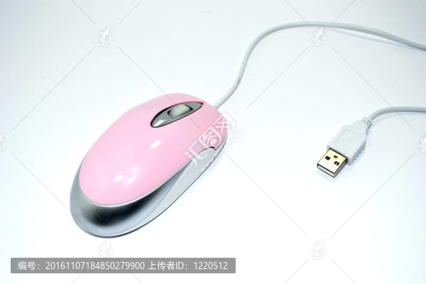 粉紅色的鼠標