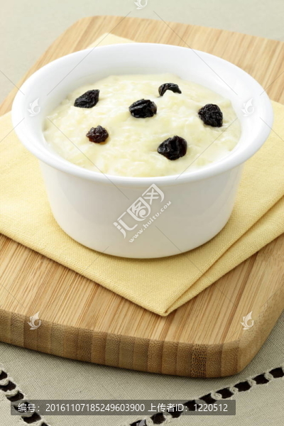 美味的米飯布丁