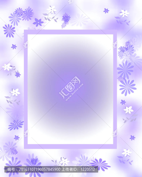 薰衣草的花框