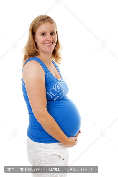 孕婦抱腹