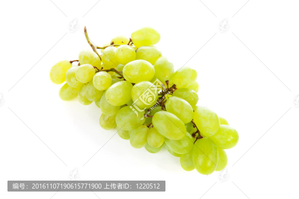 一串白葡萄