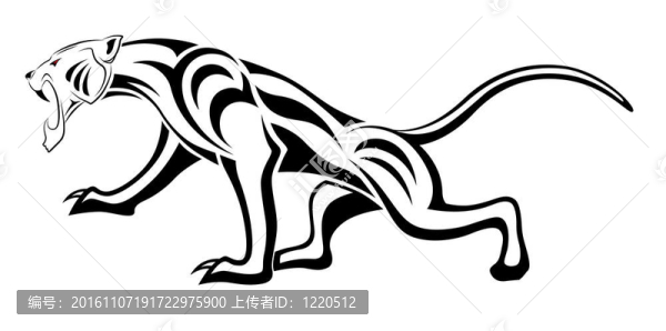 豹；部落紋身
