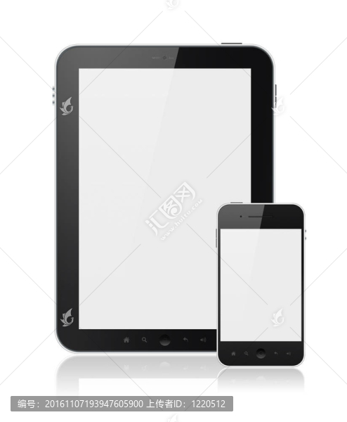 具有移動智能手機的數(shù)字平板電腦