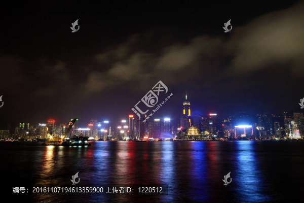 香港的夜景