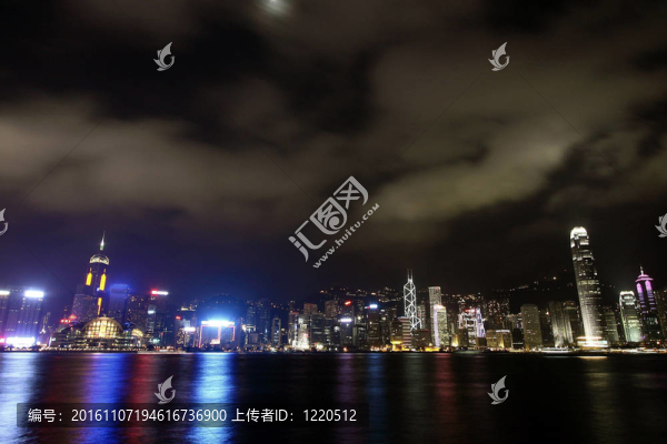 香港的夜景