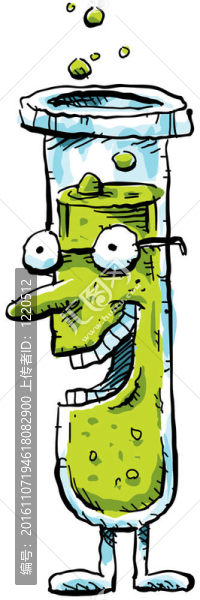 卡通測(cè)試管