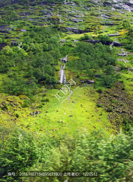 挪威北部山地景觀