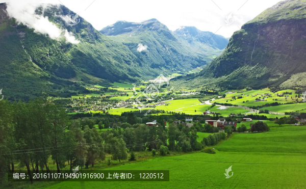 挪威北部山地景觀