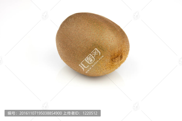 白色背景上分離的獼猴桃
