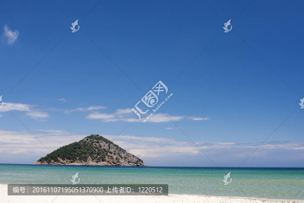天堂海灘水晶島；