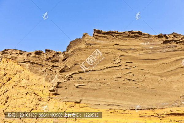 在埃爾戈?duì)柛Ｋ{(lán)天的火山石形成；蘭薩羅特島