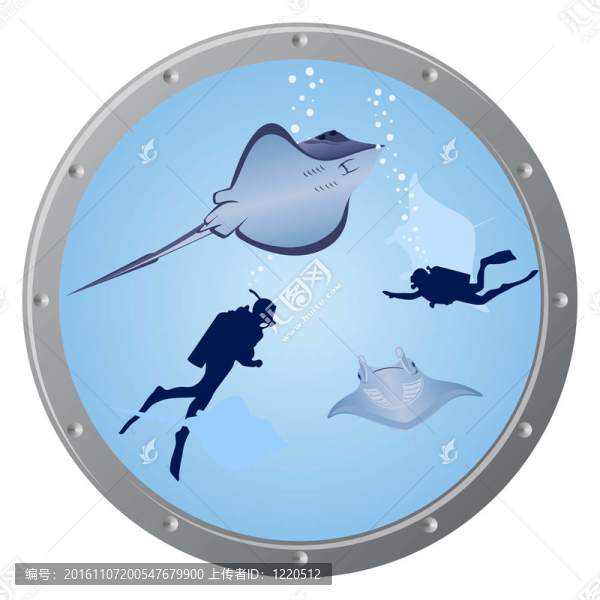 潛水員和魚