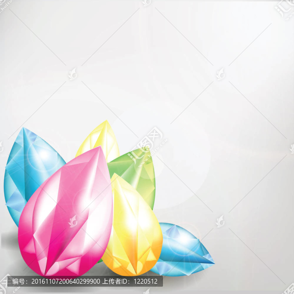 彩色鉆石背景