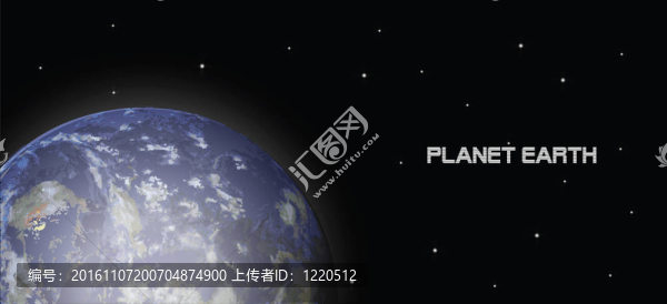 行星地球背景/旗幟
